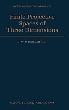 portada Finite Projective Spaces of Three Dimensions (en Inglés)