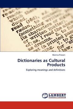 portada dictionaries as cultural products (en Inglés)