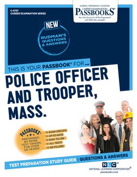 portada Police Officer and Trooper, Mass. (C-4757): Passbooks Study Guide Volume 4757 (en Inglés)