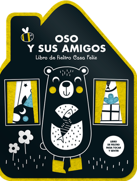 portada Oso y sus amigos. Libro de fieltro Casa Feliz