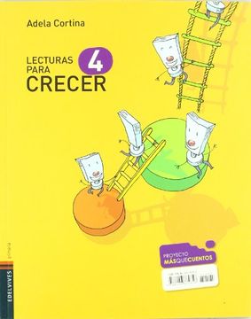 portada Lecturas Para Crecer 4º Primaria (Masquecuentos) (in Spanish)