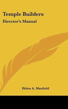 portada temple builders: director's manual