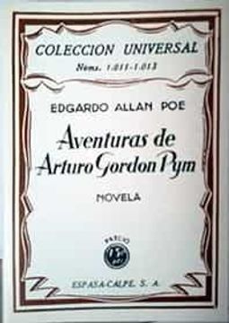 portada Las Aventuras de Arthur Gordom pym (in Spanish)