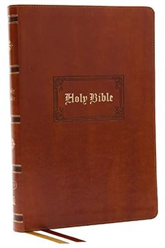 portada Kjv Bible, Giant Print Thinline Bible, Vintage Series, Leathersoft, Tan, red Letter, Comfort Print: King James Version (in English)