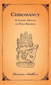 portada Chiromancy - A Classic Article on Palm Reading (en Inglés)