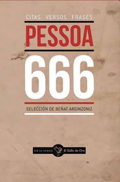 portada (Esp/Port). 666: Citas, Versos, Frases Fernando Pessoa