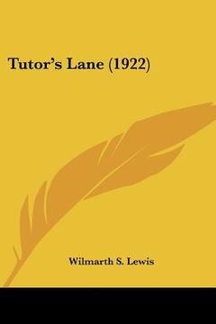 portada tutor's lane (1922) (en Inglés)