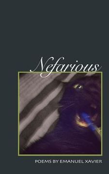 portada Nefarious: Poems (en Inglés)