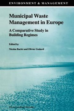 portada municipal waste management in europe: a comparative study in building regimes (in English)