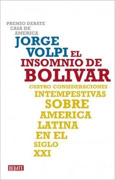 portada el insomnio de bolivar/ the sleeplessness of bolivar