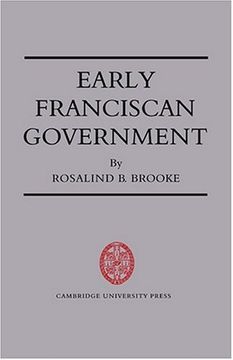 portada Early Franciscan Government Paperback: Ellias to Bonaventure (Cambridge Studies in Medieval Life and Thought: New Series) 