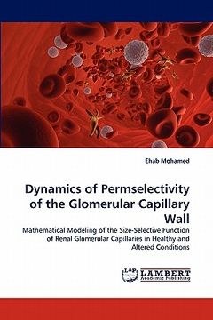 portada dynamics of permselectivity of the glomerular capillary wall (en Inglés)