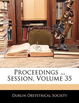 portada proceedings ... session, volume 35 (en Inglés)