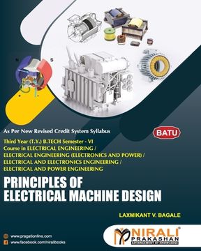portada Principles of Electrical Machine Design (en Inglés)