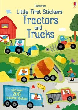 portada Little First Stickers Tractors and Trucks (en Inglés)