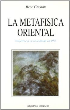 portada La Metafisica Oriental: Conferencia en la Sorbona en 1925