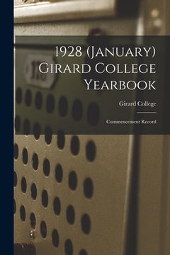 portada 1928 (January) Girard College Yearbook: Commencement Record