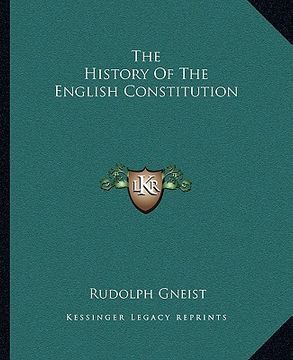 portada the history of the english constitution