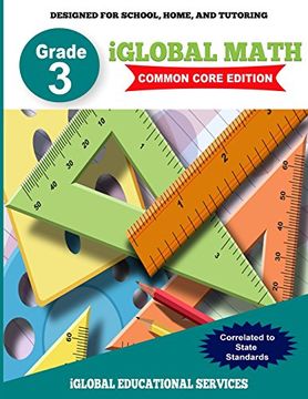 portada Iglobal Math, Grade 3 Common Core Edition: Power Practice for School, Home, and Tutoring (Iglobal Math Workbook Series) (Volume 4) (en Inglés)