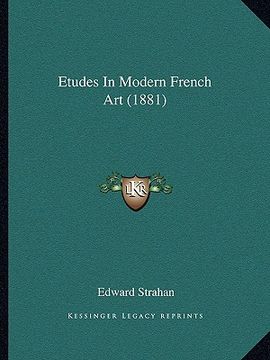 portada etudes in modern french art (1881) (in English)