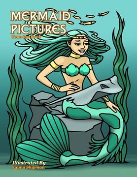 portada Mermaid Pictures: Coloring Book (en Inglés)