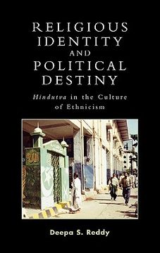 portada religious identity and political destiny: 'hindutva' in the culture of ethnicism
