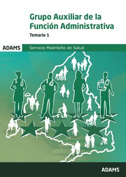 portada Auxiliar de la Funcion Administrativa Temario 1: Servicio Madrileño de Salud (in Spanish)