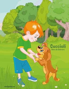 portada Cuccioli Libro da Colorare (en Italiano)