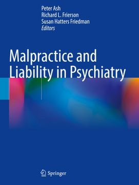portada Malpractice and Liability in Psychiatry (en Inglés)