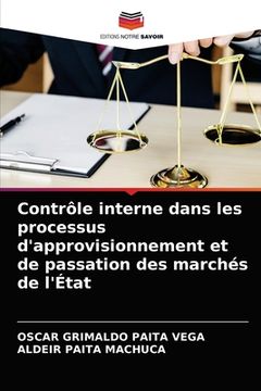 portada Contrôle interne dans les processus d'approvisionnement et de passation des marchés de l'État (in French)