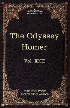portada the odyssey of homer: the five foot shelf of classics, vol. xxii (in 51 volumes) (en Inglés)