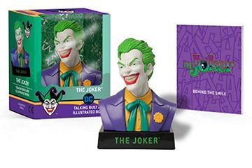portada The Joker Talking Bust and Illustrated Book (rp Minis) (en Inglés)