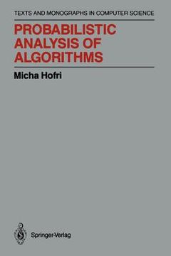 portada probabilistic analysis of algorithms: on computing methodologies for computer algorithms performance evaluation (en Inglés)