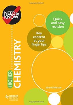 portada Need to Know: Higher Chemistry (in English)