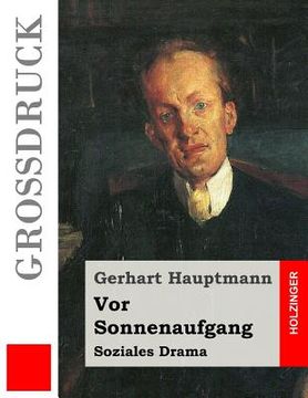 portada Vor Sonnenaufgang (Großdruck): Soziales Drama (in German)