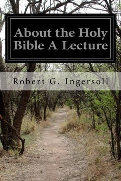 portada About the Holy Bible a Lecture (en Inglés)