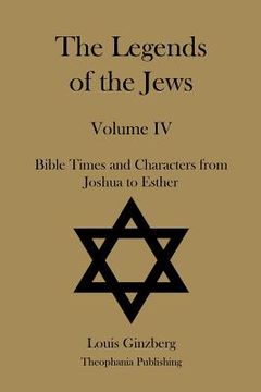 portada The Legends of the Jews Volume IV (en Inglés)