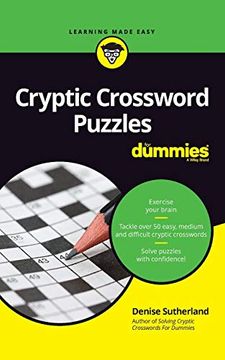 portada Cryptic Crossword Puzzles for Dummies (en Inglés)