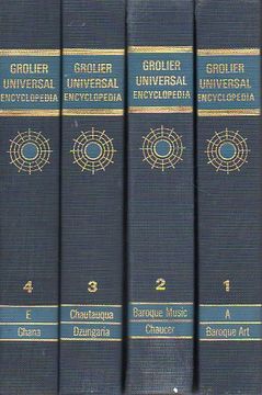 洋書 GROLIER UNIVERSAL ENCYCLOPEDIA Libro grolier universal encyclopedia. 10 volúmenes. De lowell a