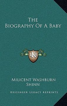portada the biography of a baby (in English)