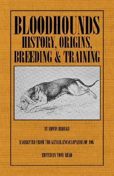portada bloodhounds: history - origins - breeding - training (en Inglés)