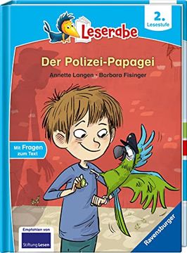 portada Der Polizei-Papagei - Leserabe ab 2. Klasse - Erstlesebuch für Kinder ab 7 Jahren (Leserabe - 2. Lesestufe) (en Alemán)