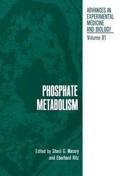 portada Phosphate Metabolism (en Inglés)