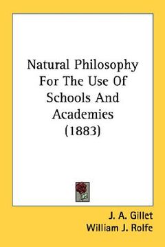 portada natural philosophy for the use of schools and academies (1883) (en Inglés)