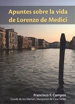 portada Apuntes sobre la vida de Lorenzo de medicis