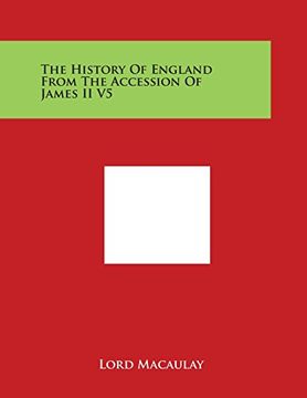 portada The History of England from the Accession of James II V5