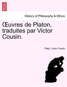 portada Œuvres de Platon, traduites par Victor Cousin. Tome Troisième