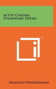 portada acute cardiac pulmonary edema (en Inglés)