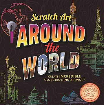 portada Scratch Art: Around the World (Stress Relieving Activities for Adults) (in English)