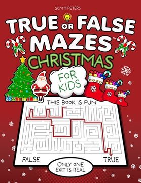 portada True Or False Mazes: Christmas (en Inglés)